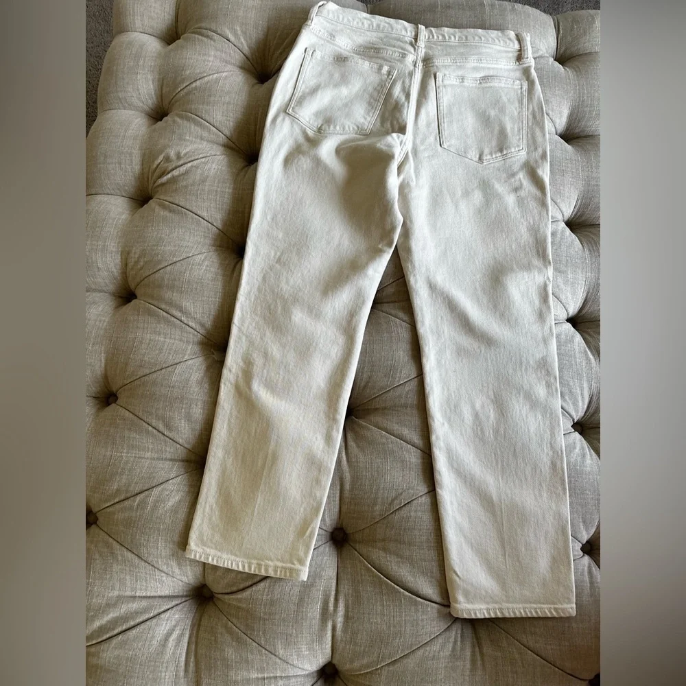 J. Crew women Cream Jeans